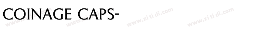 coinage caps字体转换 coinage caps字体转换